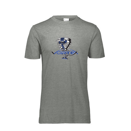 [FTSCUBGY-YS-LOGO3] Decker Youth Tri-Blend T-Shirt - Short Sleeve (Youth S, Gray, Logo 3)
