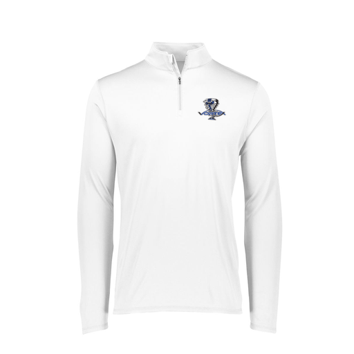 [FTLQFLWH-FAXS-LOGO3] Decker Women's Flex-Lite 1/4 Zip Shirt (Female Adult XS, White, Logo 3)