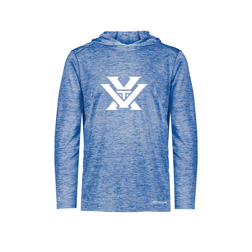 [FOLHCGRY-AS-LOGO1] Decker Men's Charge Hoodie (Adult S, Royal, Logo 1)