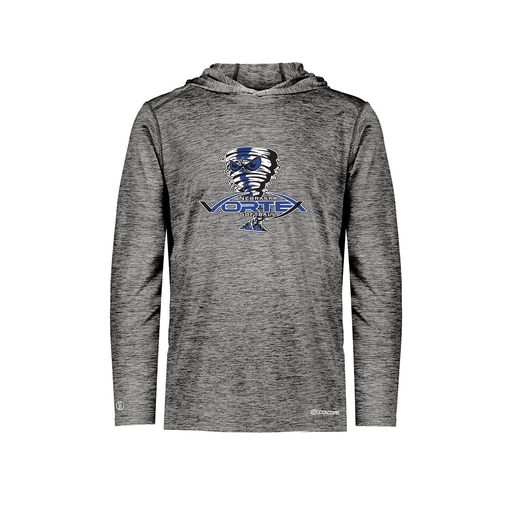 [FOLHCGBK-YS-LOGO3] Decker Youth Charge Hoodie (Youth S, Black, Logo 3)