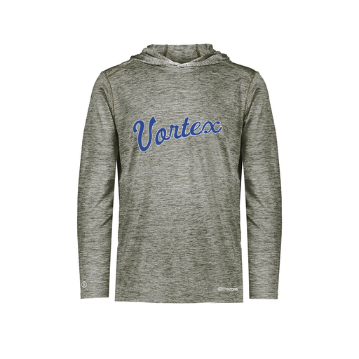 [FOLHCGGY-YS-LOGO2] Decker Youth Charge Hoodie (Youth S, Gray, Logo 2)